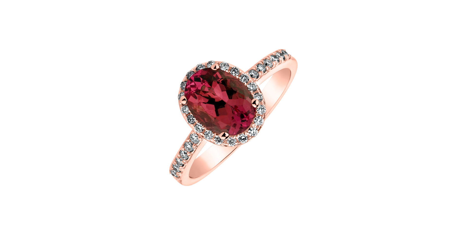 Prsteň s rubínom a diamantmi Princess Desperation