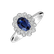 Prsteň s zafírom a diamantmi Fairy Goddess4