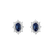 Náušnice s zafírom a diamantmi Mary Magdalene5