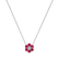 Náhrdelník s rubínmi a diamantom Shiny Flower5