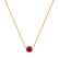 Náhrdelník s rubínom Essential Drop4