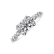 Prsteň 18kt biele zlato s diamantom Blessed Realm4