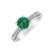 Prsteň so smaragdom a diamantmi Thespilia3