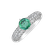 Prsteň s diamantmi a smaragdom Proud Desire4