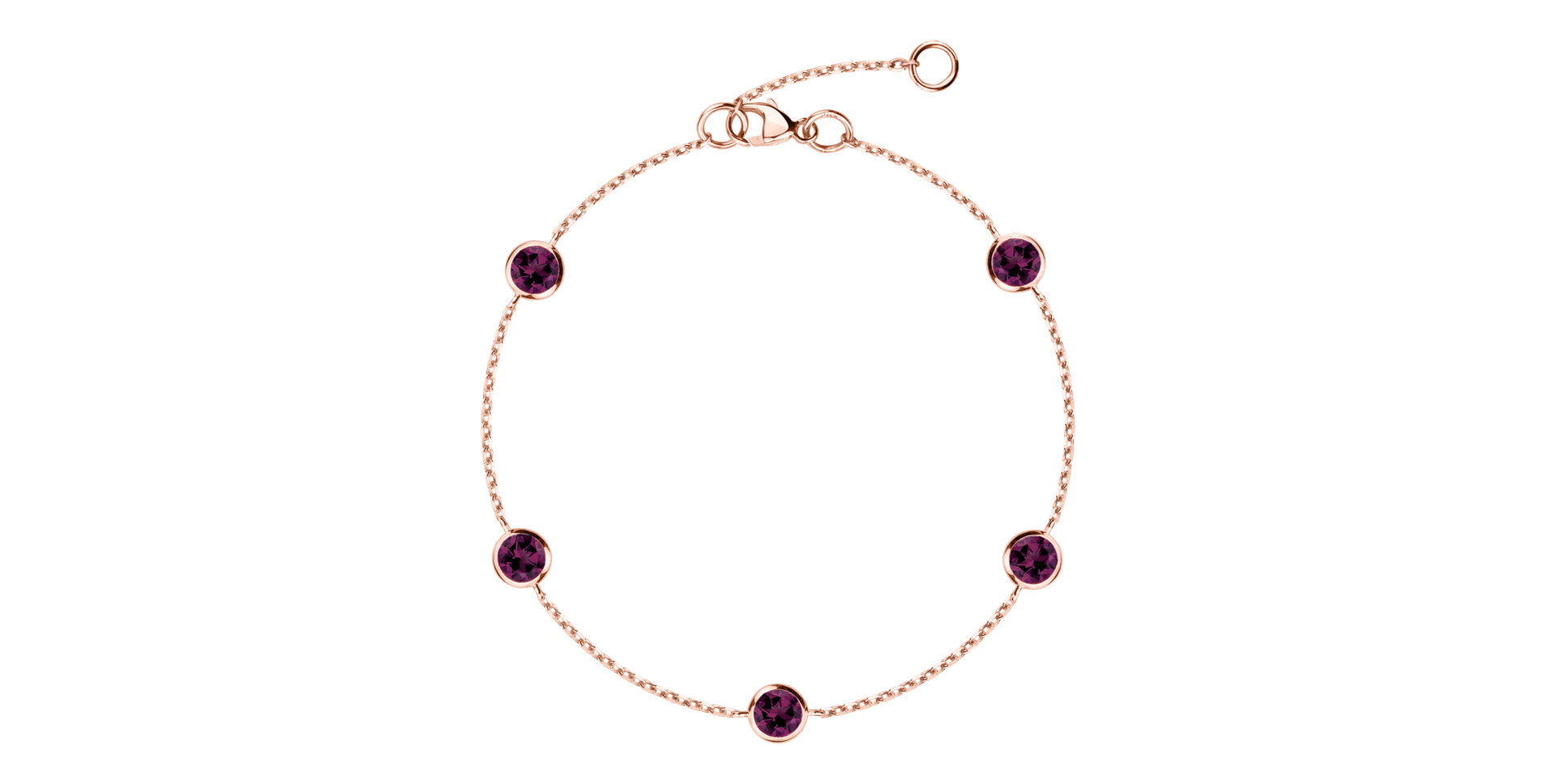 Náramok s Rhodolite Roggeveen