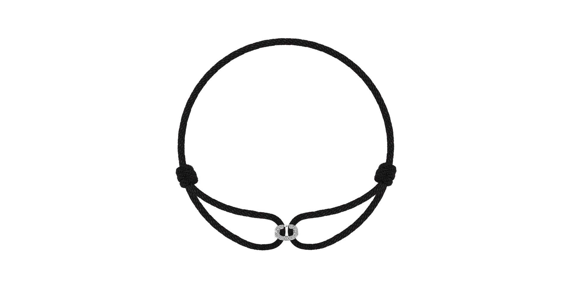 Náramok s diamantmi Alphabet Delight