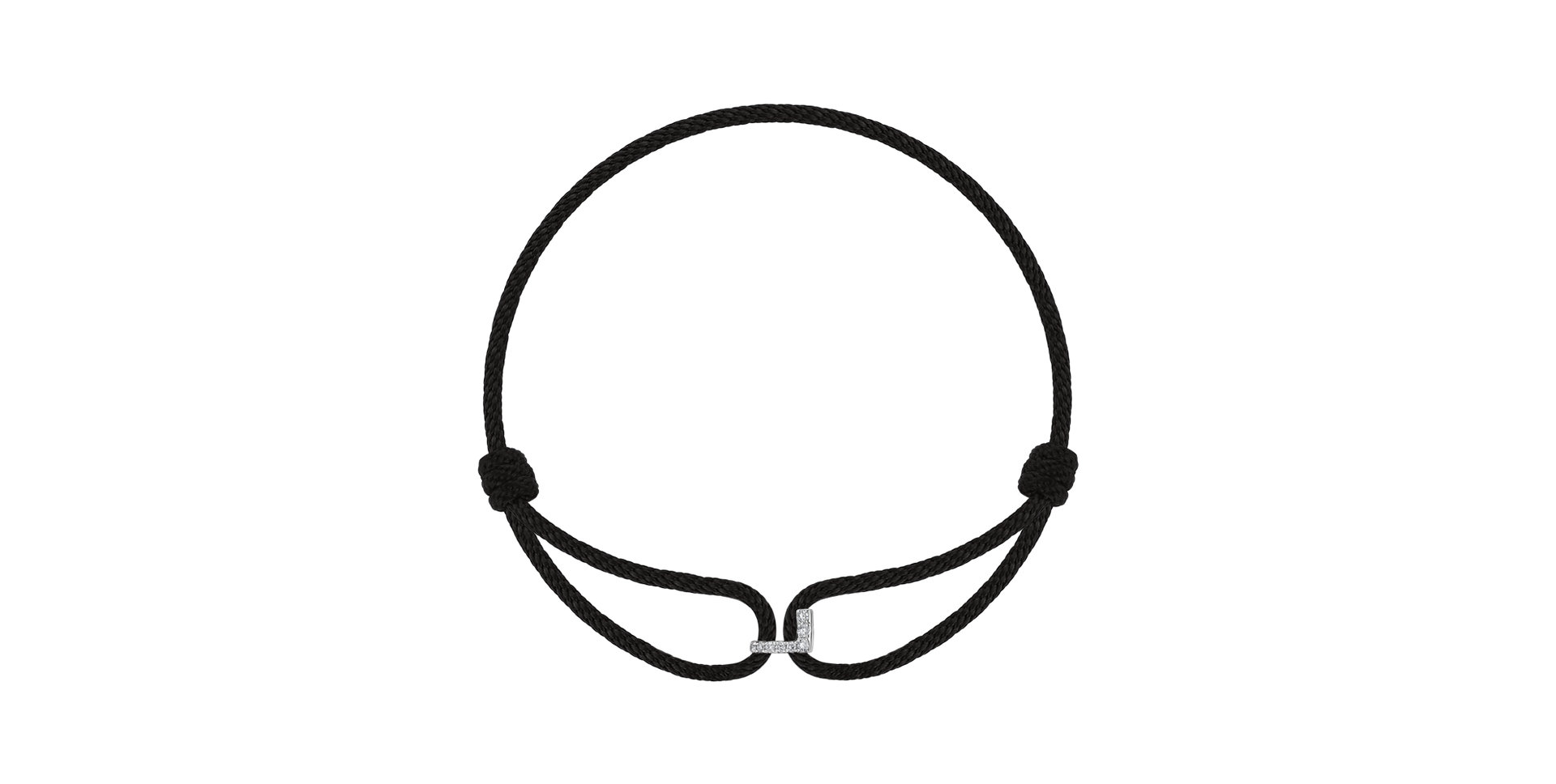 Náramok s diamantmi Alphabet Delight