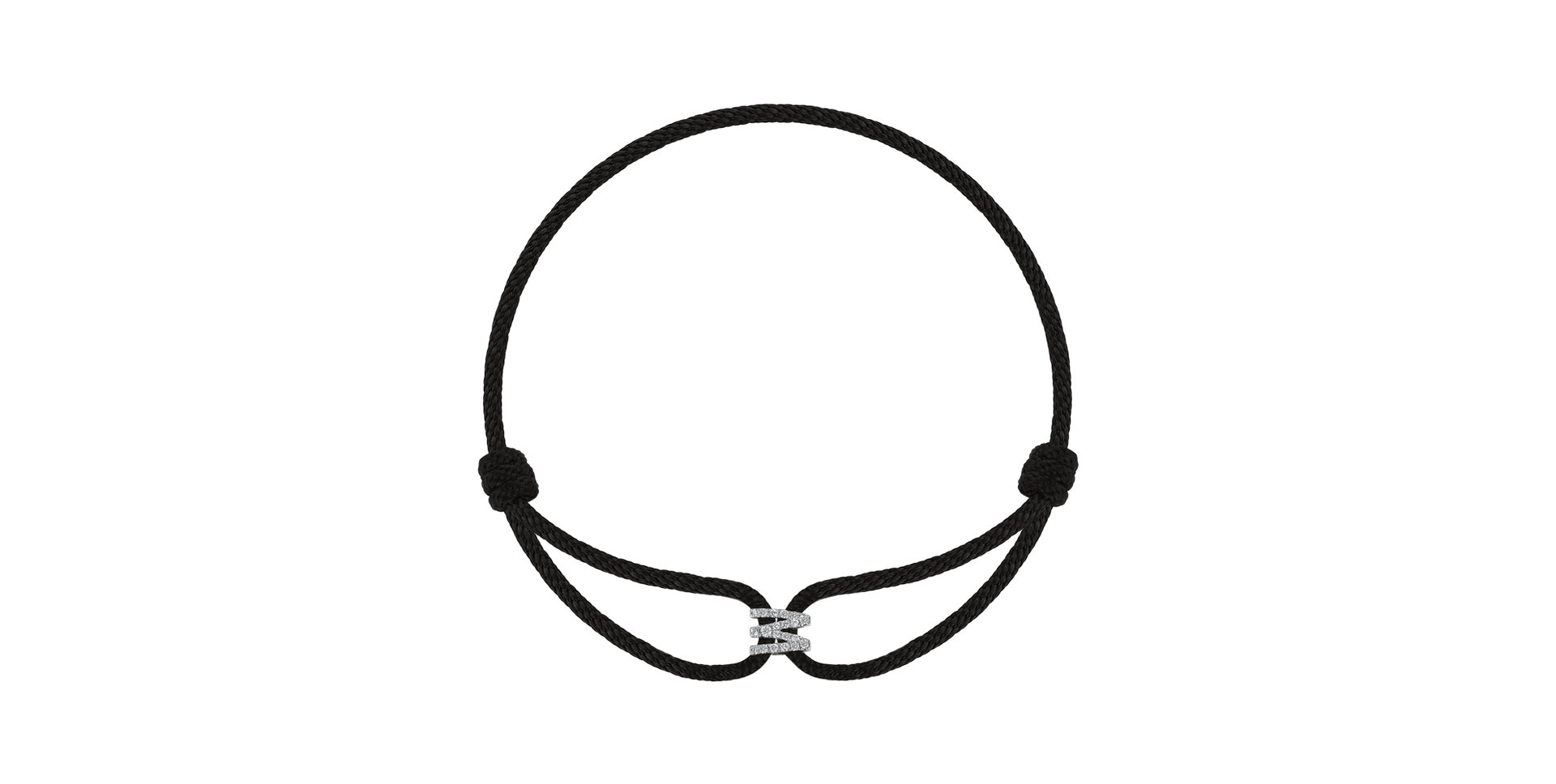 Náramok s diamantmi Alphabet Delight