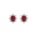 Náušnice s rubínom a diamantmi Royal Aurora4
