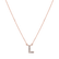Náhrdelník s diamantmi Shiny Alphabet4