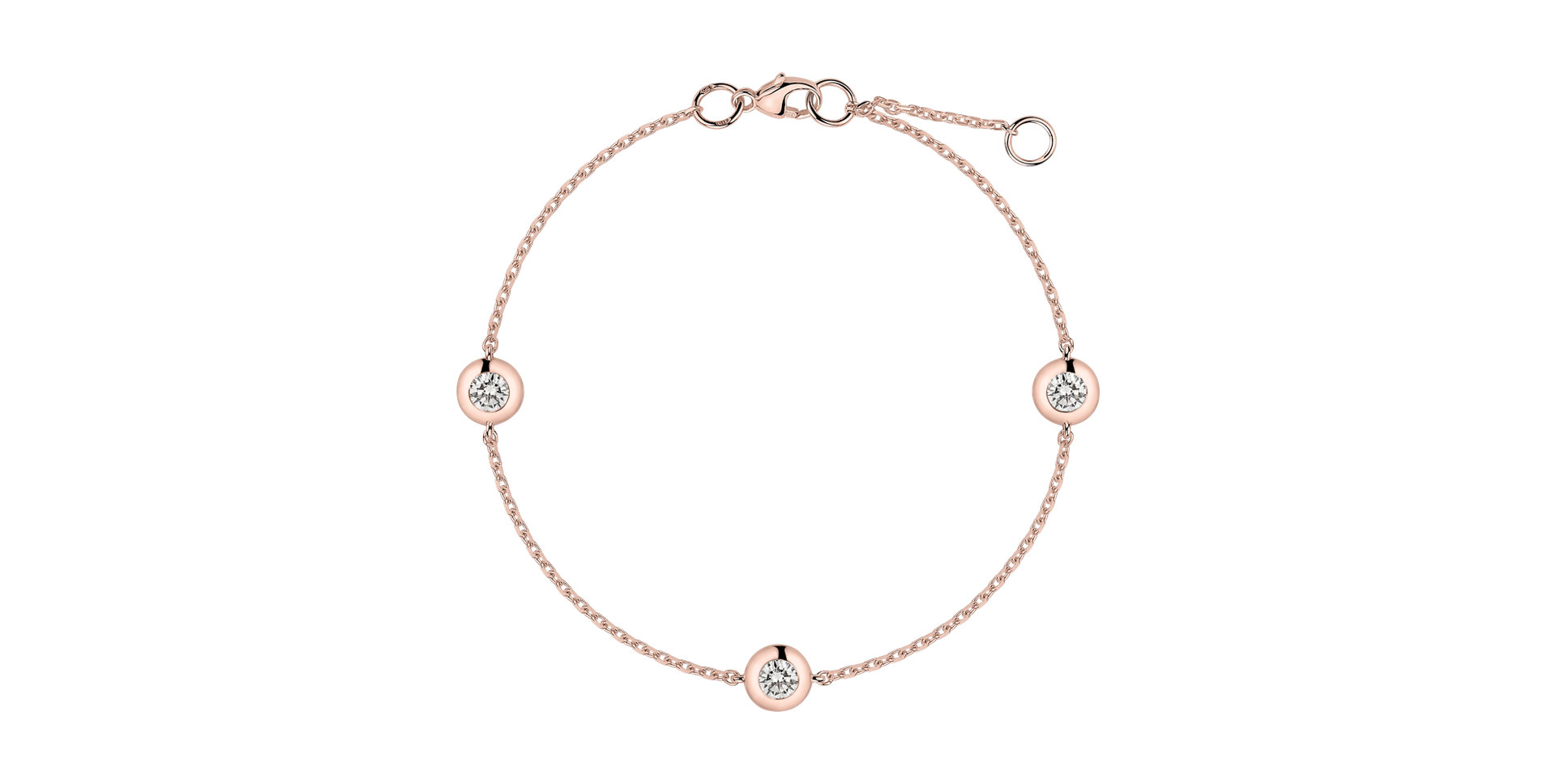 Náramok s diamantmi Sparkling Dot