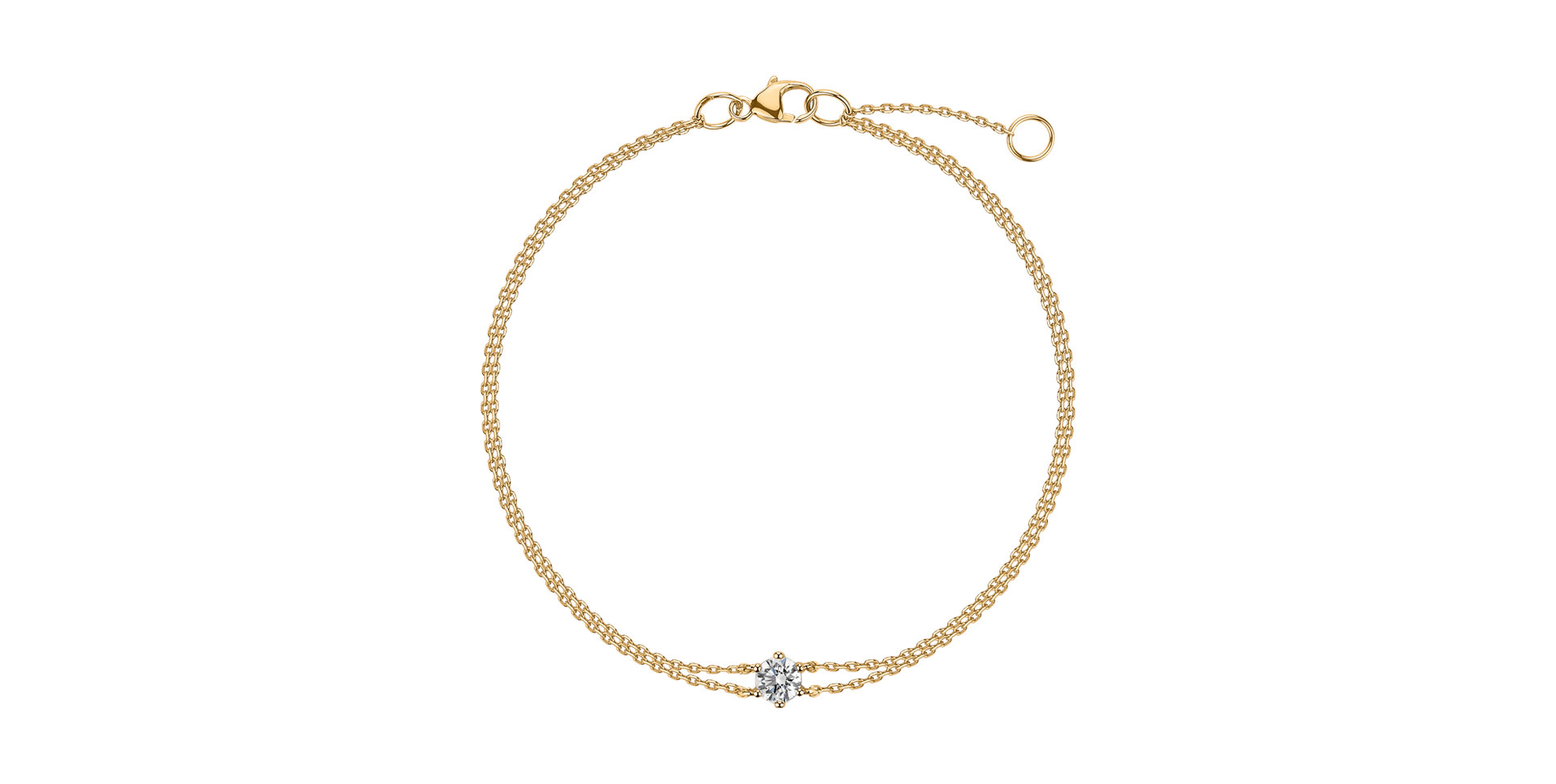 Náramok s diamantom Essential Shine