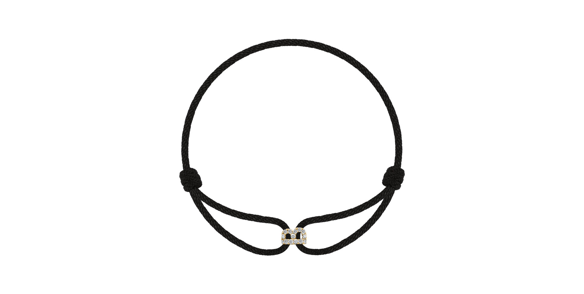 Náramok s diamantmi Alphabet Delight