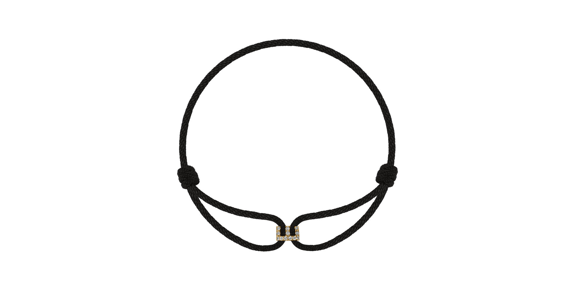 Náramok s diamantmi Alphabet Delight