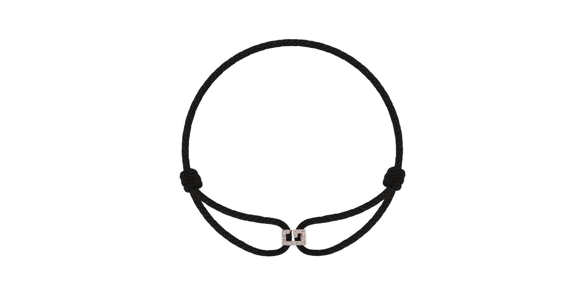 Náramok s diamantmi Alphabet Delight