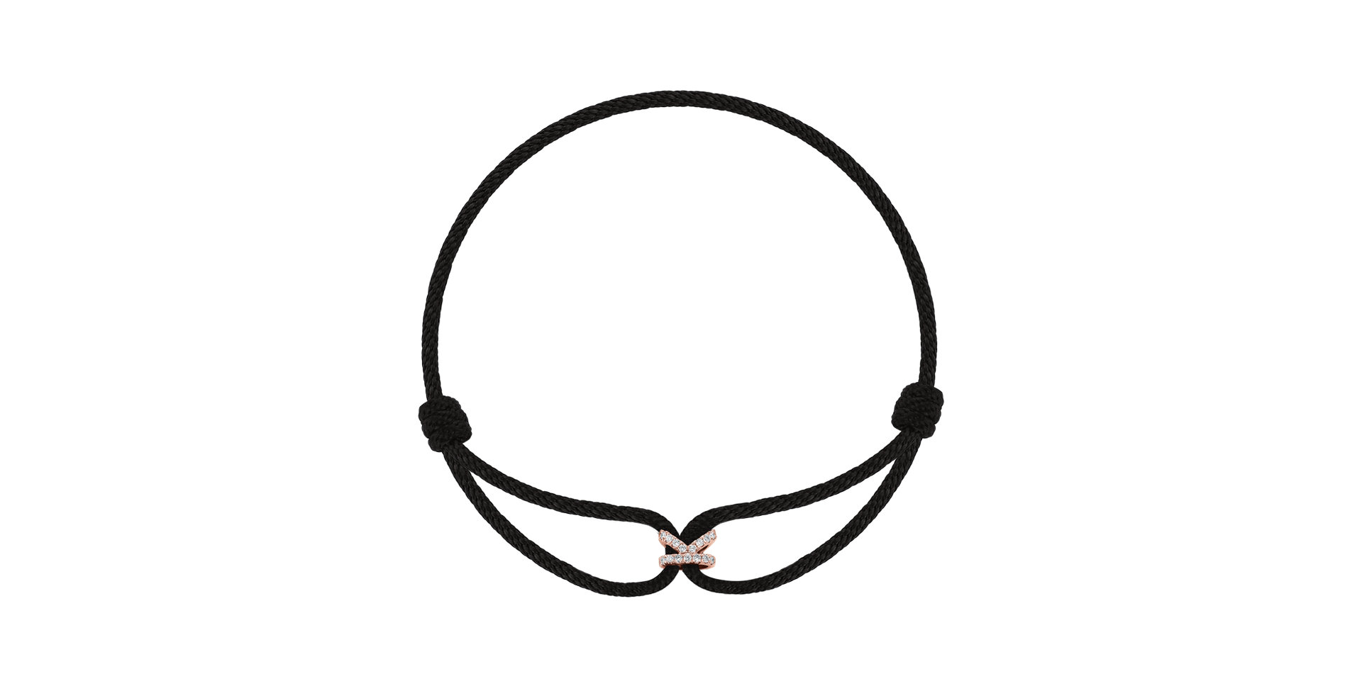 Náramok s diamantmi Alphabet Delight