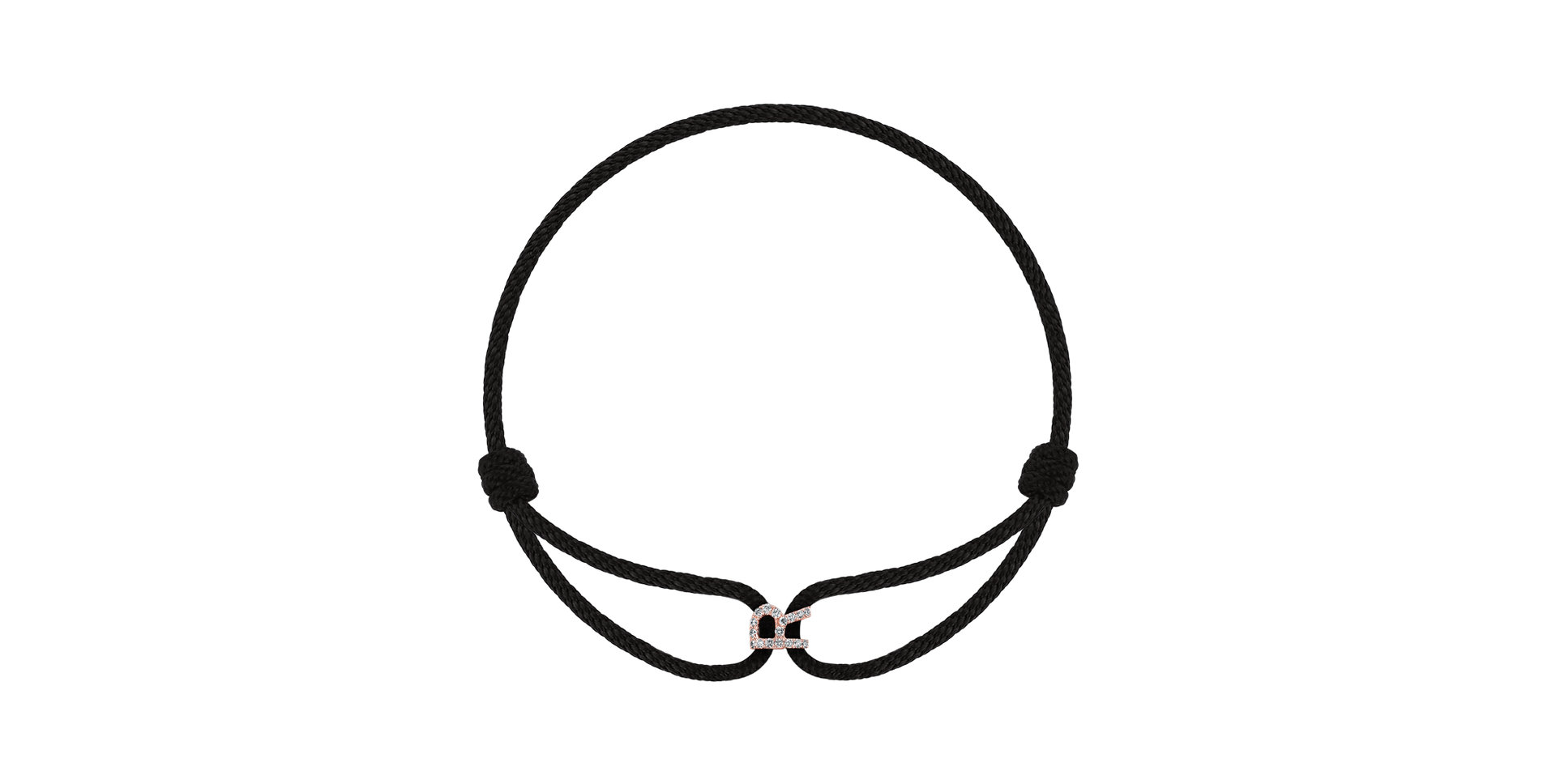 Náramok s diamantmi Alphabet Delight