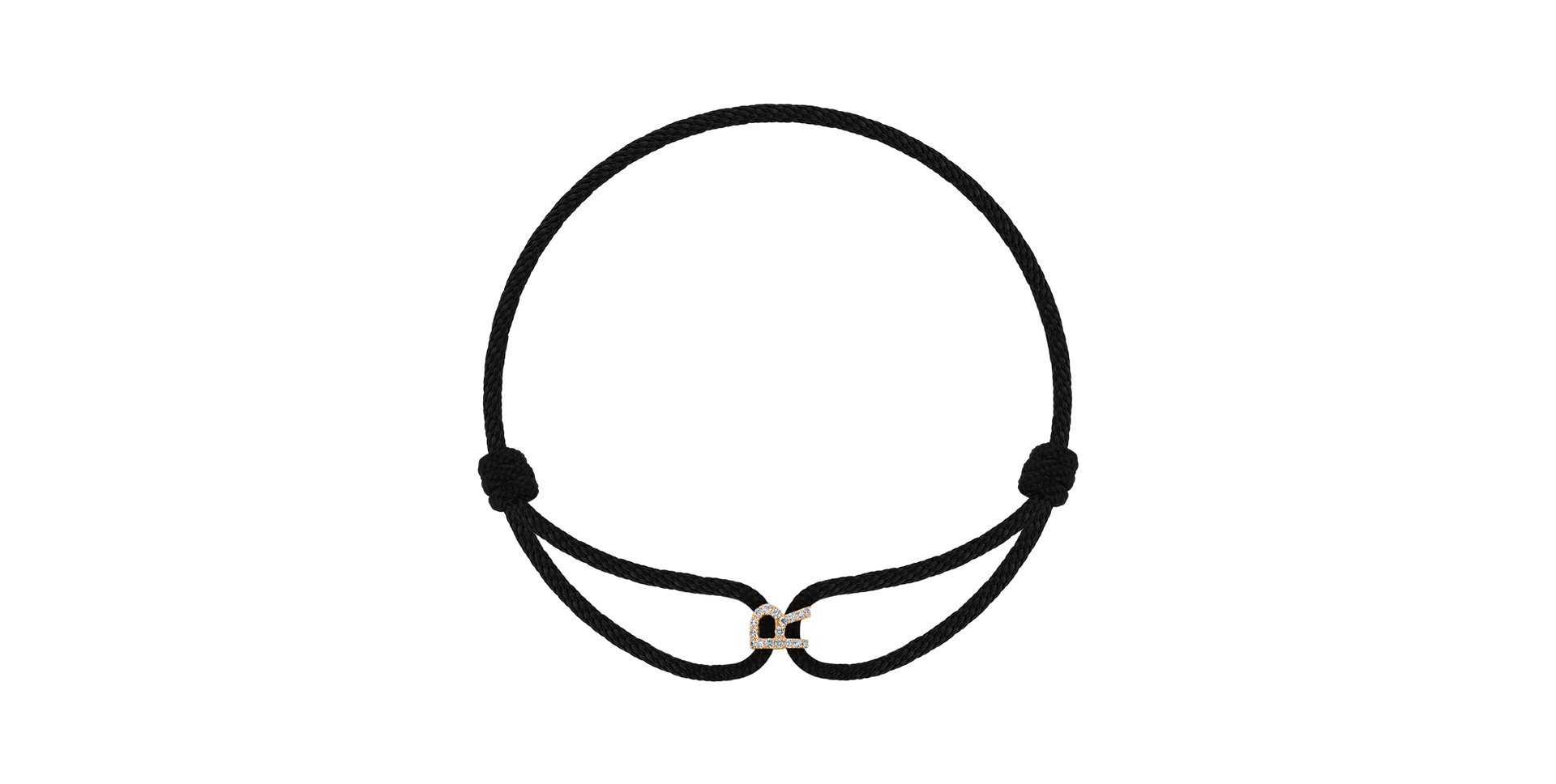 Náramok s diamantmi Alphabet Delight