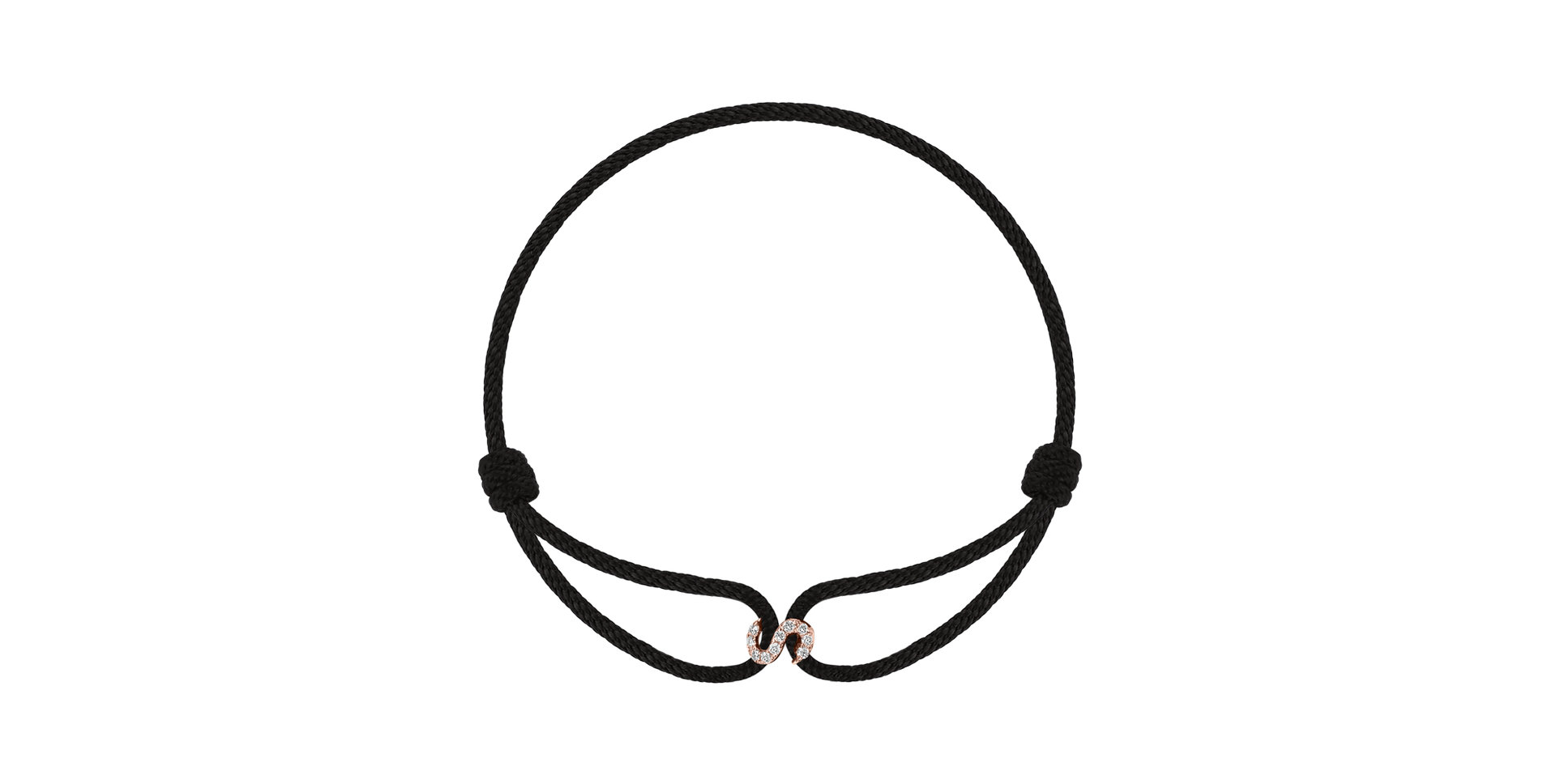 Náramok s diamantmi Alphabet Delight