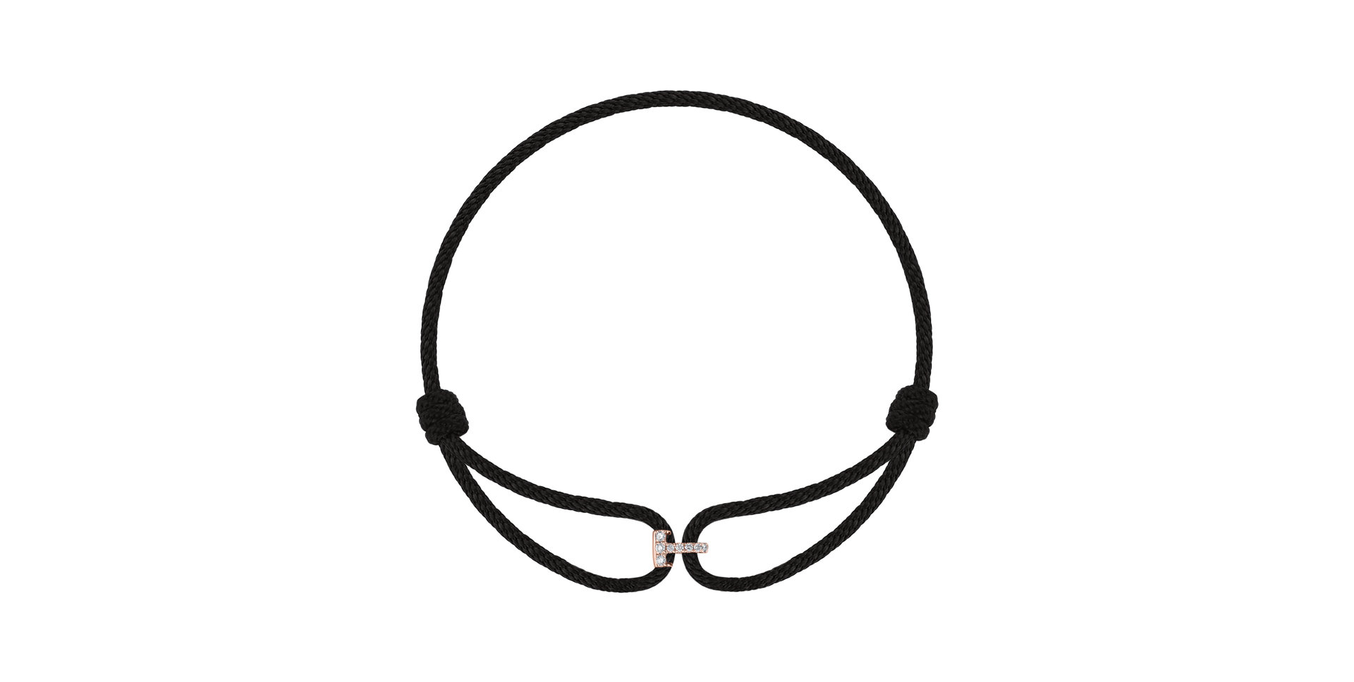 Náramok s diamantmi Alphabet Delight