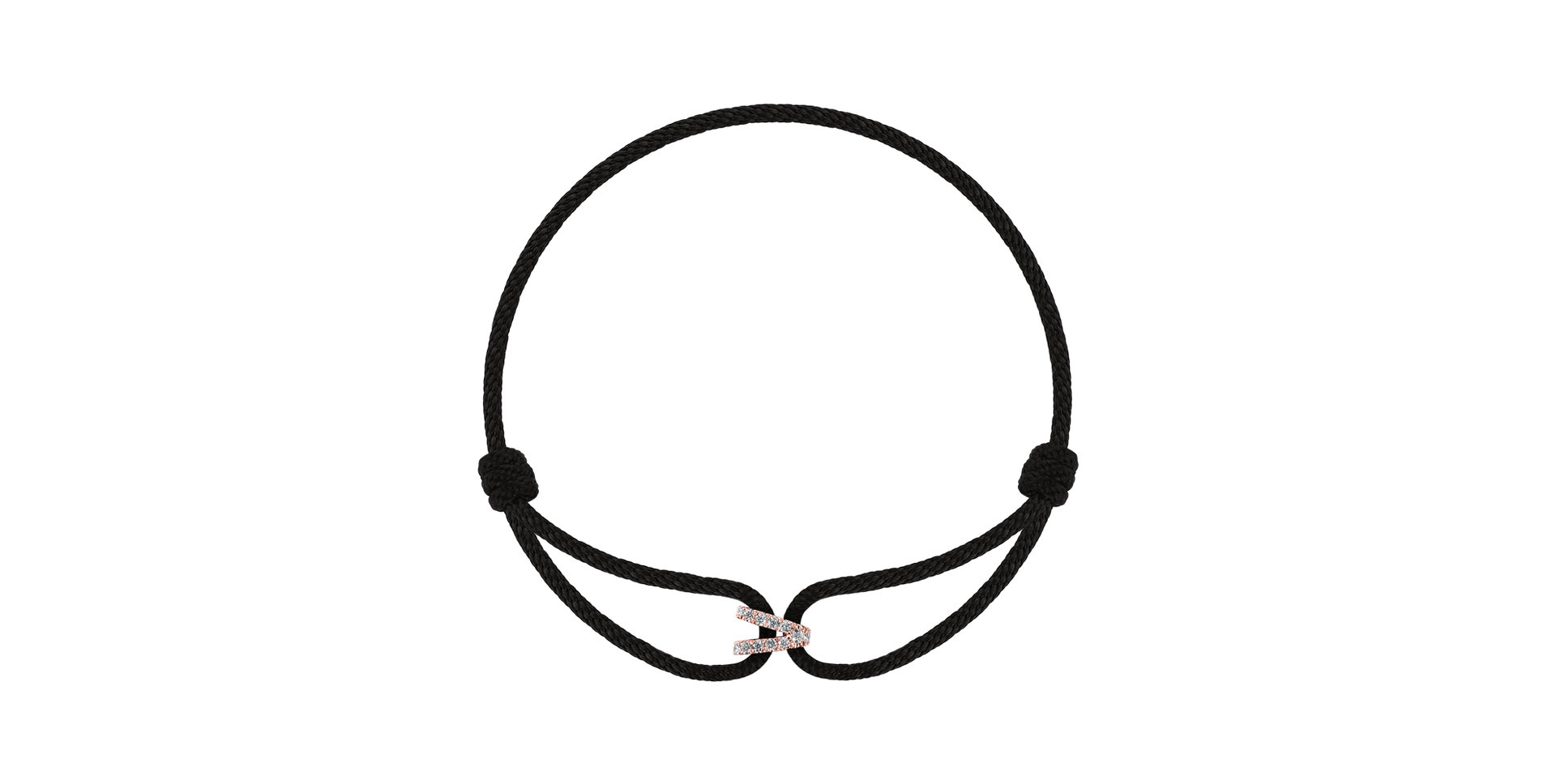 Náramok s diamantmi Alphabet Delight