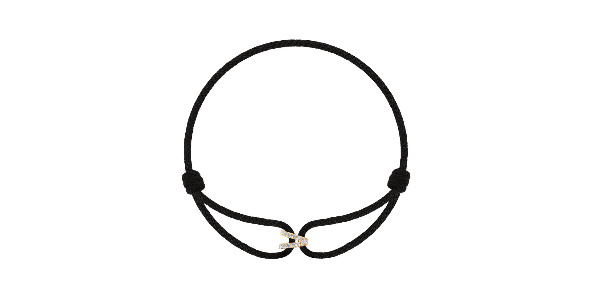 Náramok s diamantmi Alphabet Delight