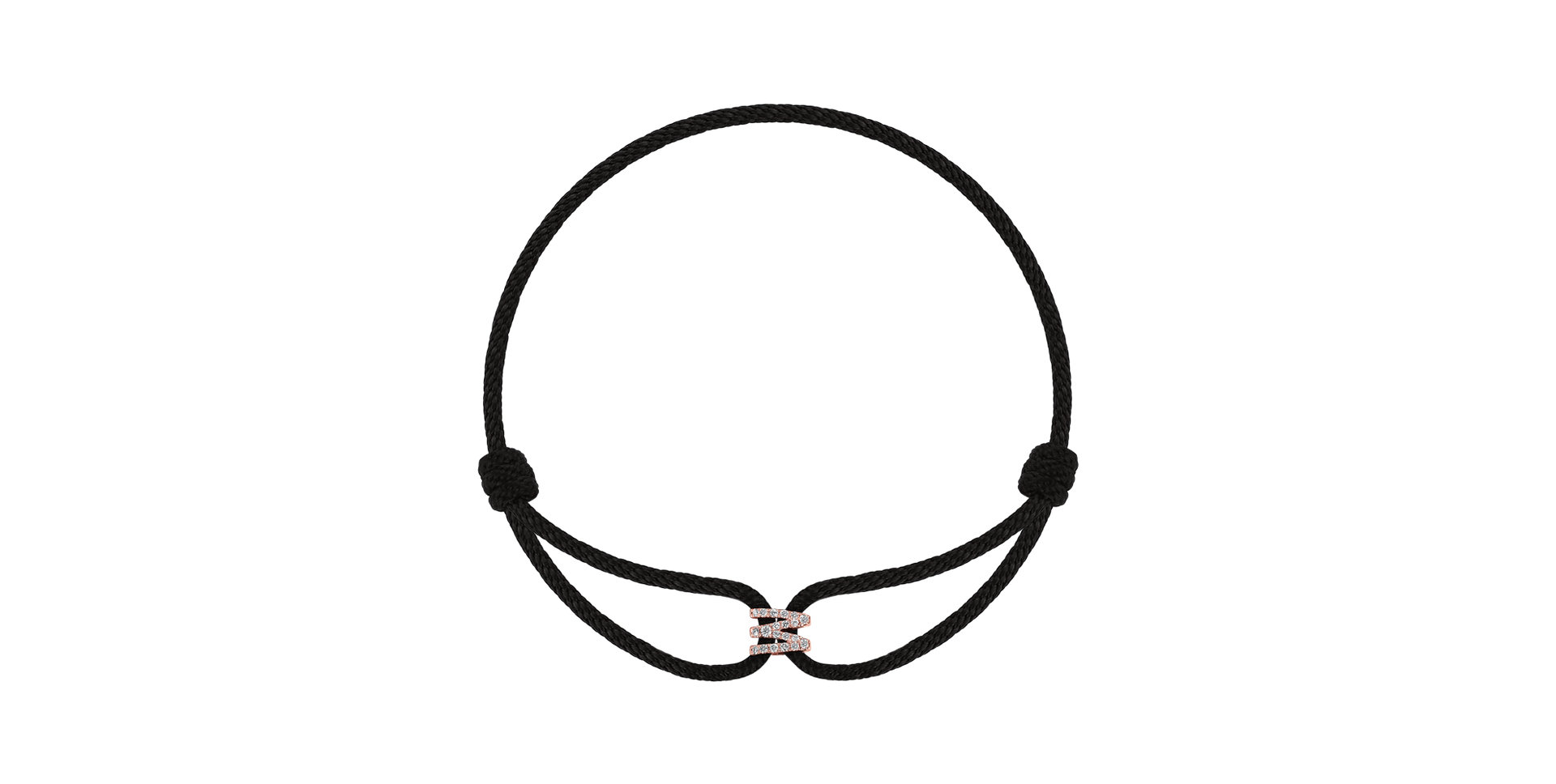 Náramok s diamantmi Alphabet Delight