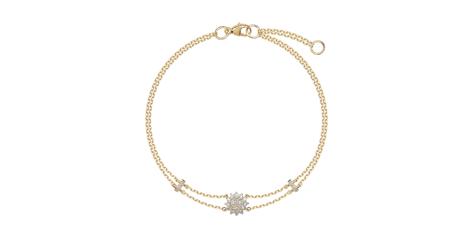 Náramok s diamantmi Sunny Delight