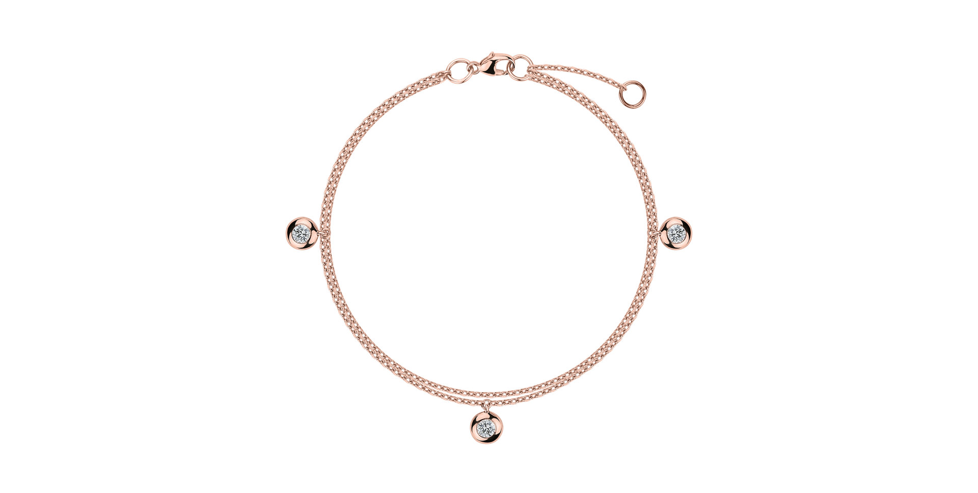 Náramok s diamantmi Delouise