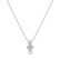 Náhrdelník 18kt biele zlato s diamantom Jesus3