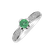 Prsteň s diamantmi a smaragdom Carleen4