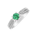 Prsteň s diamantmi a smaragdom Luciano5