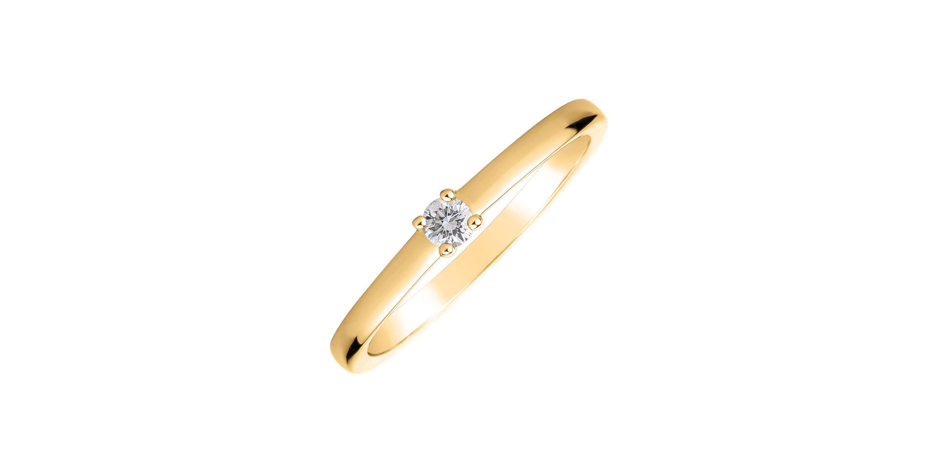 Prsteň s diamantom Spark of Love