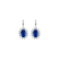 Náušnice s diamantmi a zafírom Princess Sparkle4
