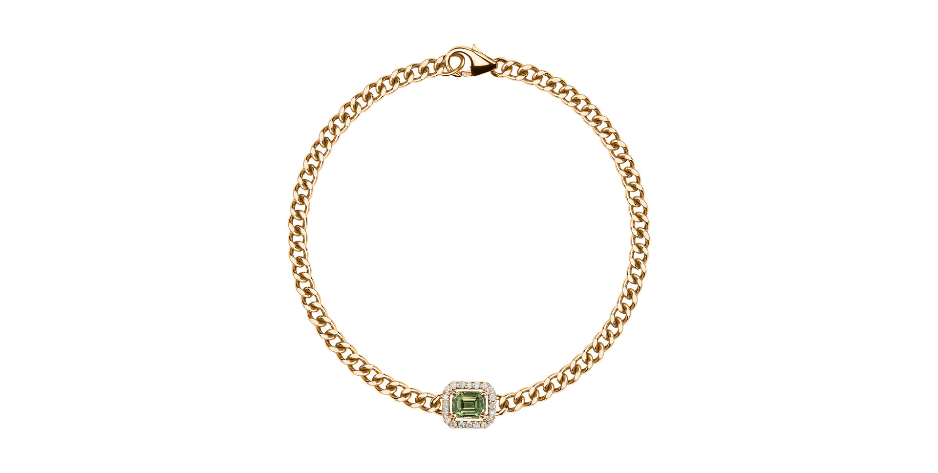 Náramok s diamantmi a zafírom Mysterious Spell