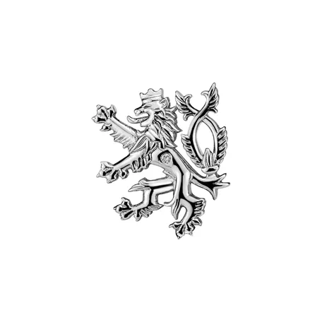 Brošňa s diamantom Heraldic Lion