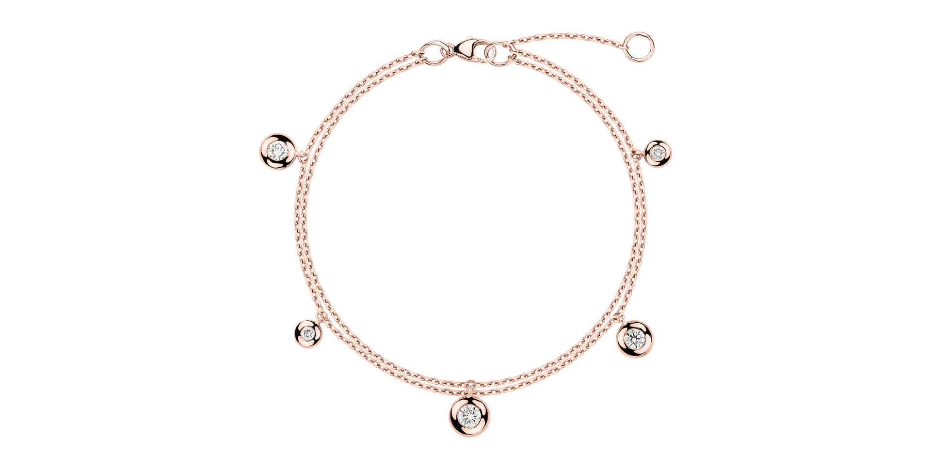 Náramok s diamantmi Delouise