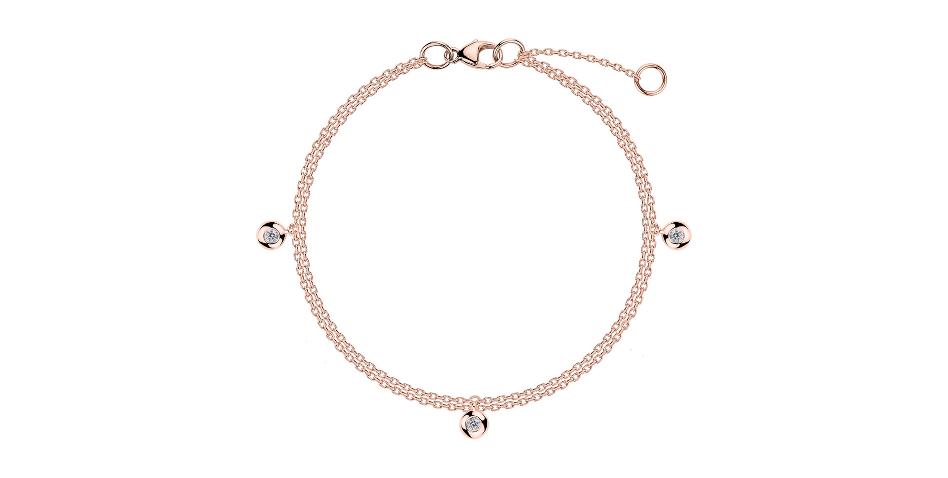 Náramok s diamantmi Delouise