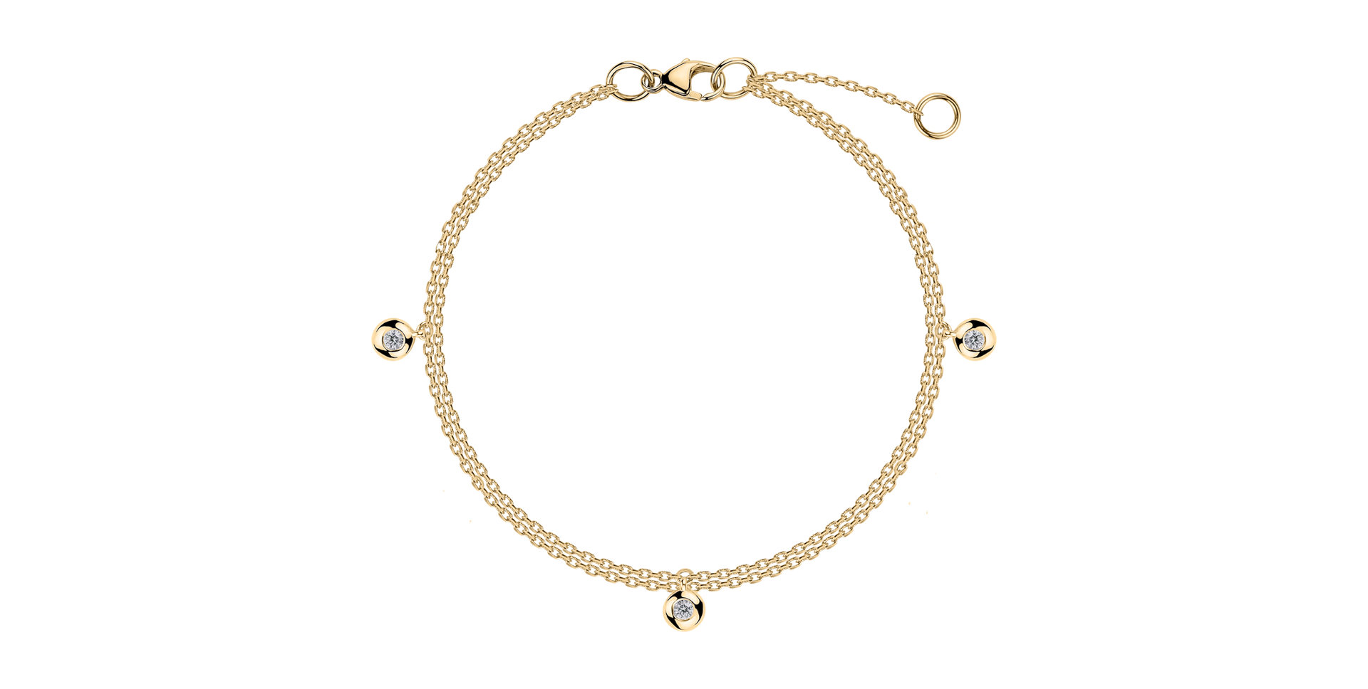 Náramok s diamantmi Delouise