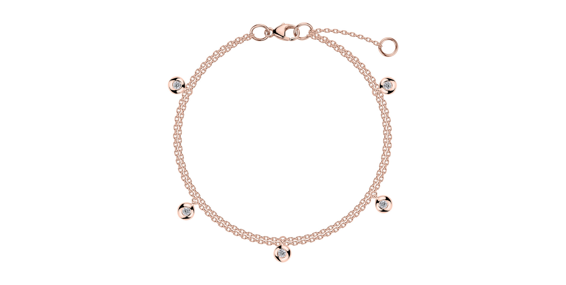 Náramok s diamantmi Delouise