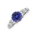 Prsteň s diamantmi a tanzanitom Selina4