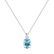 Náhrdelník s diamantom a topásom Alexandria4