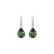 Náušnice s diamantmi a turmalínom Tearfall5