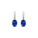 Náušnice s diamantmi a tanzanitom Lucrezia5