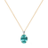 Náhrdelník s diamantom a apatitom Élise4
