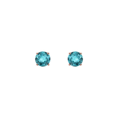 Naušnice s apatitom Orbs