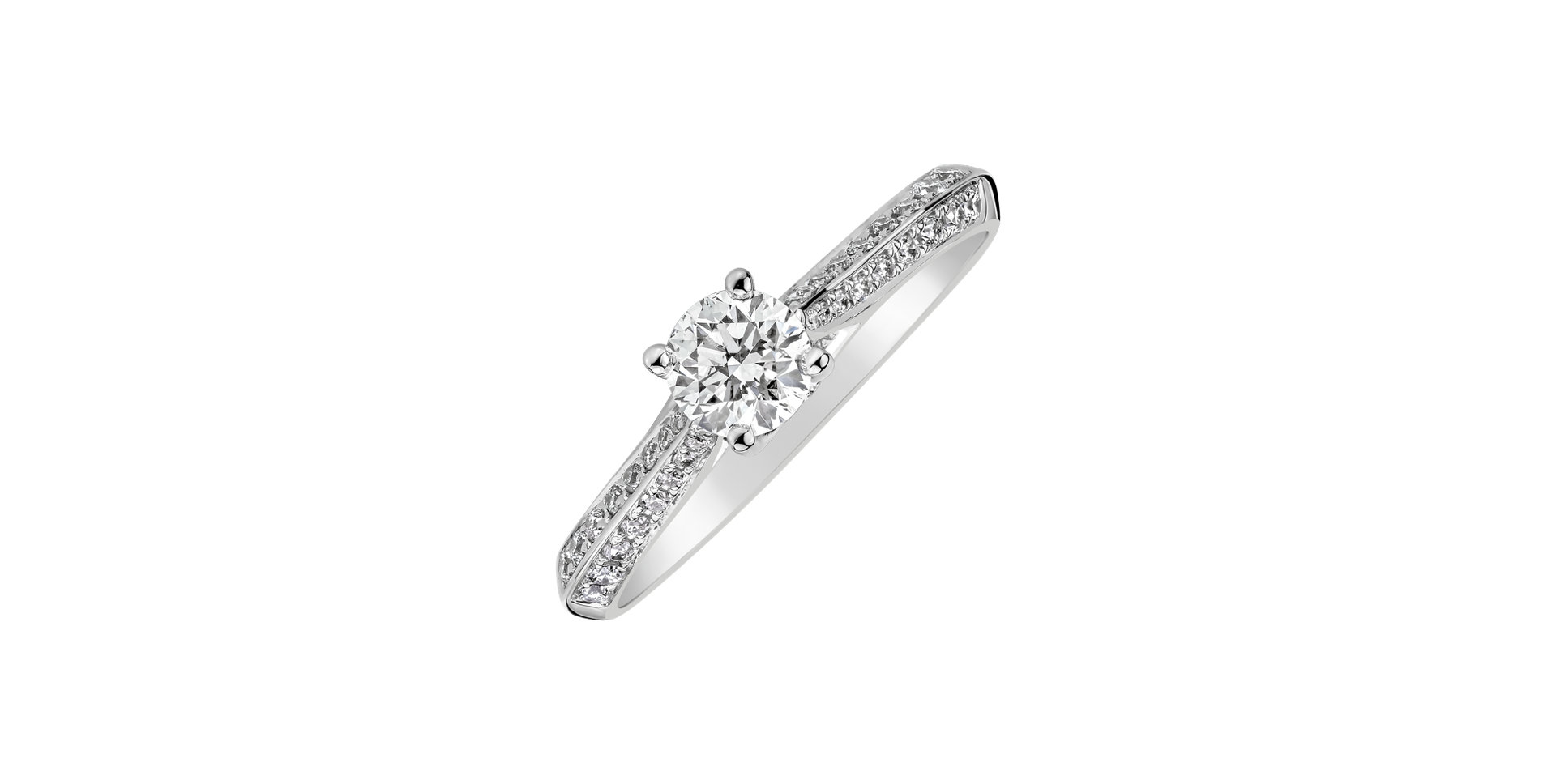 Prsteň s diamantmi Ieva