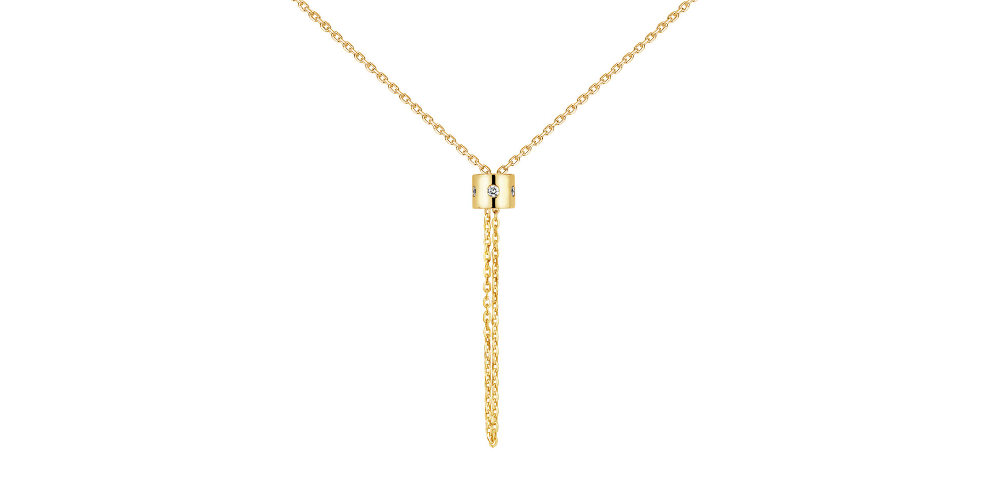 Náhrdelník s diamantmi Ring of Unity