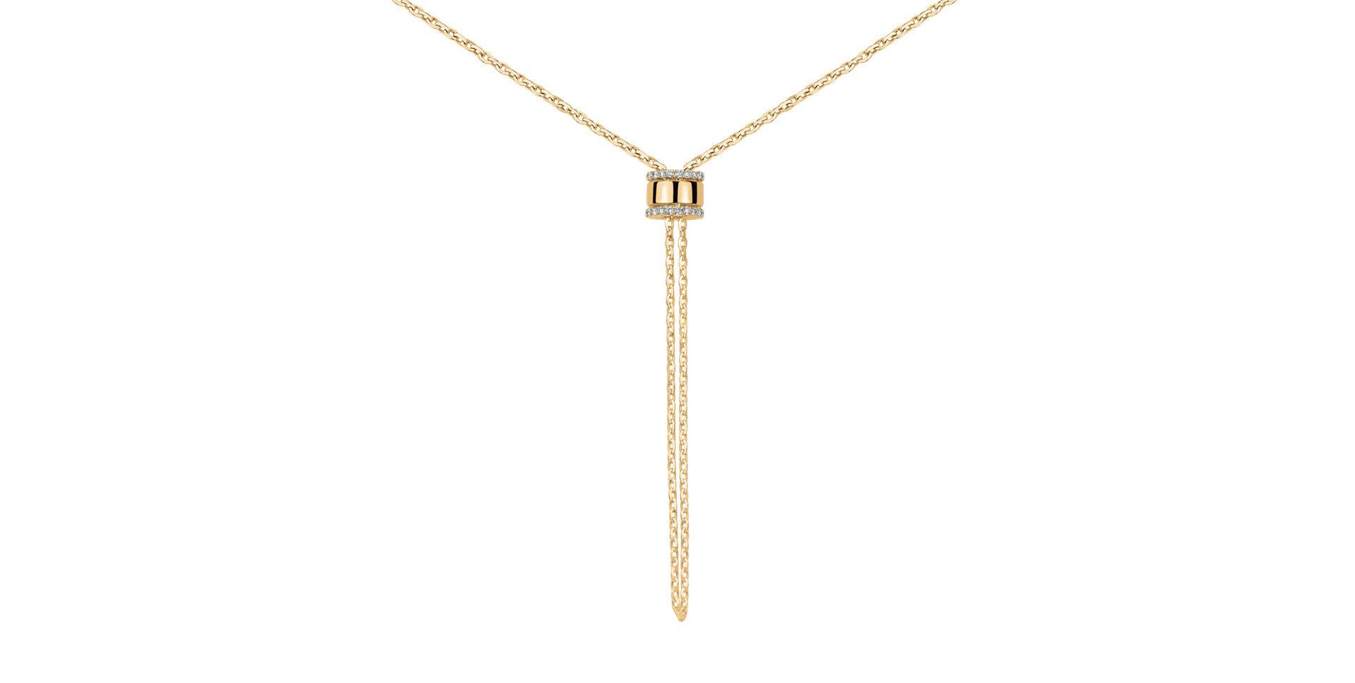 Náhrdelník s diamantmi Elin