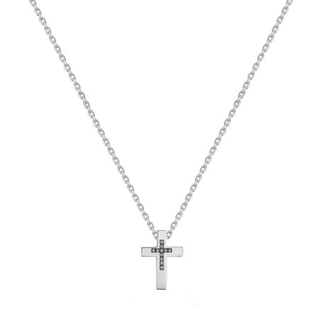 Náhrdelník s diamantmi Cross